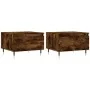 Mesas centro 2 uds madera ingeniería roble ahumado 50x46x35 cm de vidaXL, Mesas de centro - Ref: Foro24-830855, Precio: 54,93...