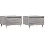 2 units of gray Sonoma engineered wood coffee tables 50x46x35 cm by vidaXL, Coffee table - Ref: Foro24-830857, Price: 56,30 €...