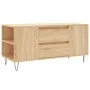 Center table made of Sonoma oak engineered wood, measuring 102x44.5x50 cm. by vidaXL, Coffee table - Ref: Foro24-830999, Pric...