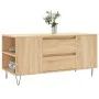 Center table made of Sonoma oak engineered wood, measuring 102x44.5x50 cm. by vidaXL, Coffee table - Ref: Foro24-830999, Pric...