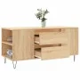 Center table made of Sonoma oak engineered wood, measuring 102x44.5x50 cm. by vidaXL, Coffee table - Ref: Foro24-830999, Pric...