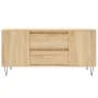 Mesa de centro madera de ingeniería roble Sonoma 102x44,5x50 cm de vidaXL, Mesas de centro - Ref: Foro24-830999, Precio: 75,5...