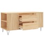 Sonoma Couchtisch aus Eichenholz 102x44,5x50 cm von vidaXL, Couchtisch - Ref: Foro24-830999, Preis: 76,47 €, Rabatt: %