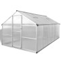 Reinforced aluminum greenhouse with base structure 9,025 m² by vidaXL, Greenhouses - Ref: Foro24-41320, Price: 1,00 €, Discou...