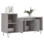 Mueble de TV madera contrachapada gris Sonoma 100x35x55 cm de vidaXL, Muebles TV - Ref: Foro24-831322, Precio: 59,81 €, Descu...