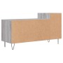 Mueble de TV madera contrachapada gris Sonoma 100x35x55 cm de vidaXL, Muebles TV - Ref: Foro24-831322, Precio: 60,45 €, Descu...