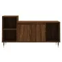 TV stand made of brown oak plywood, measuring 100x35x55 cm. by vidaXL, TV Furniture - Ref: Foro24-831315, Price: 59,93 €, Dis...