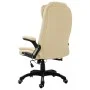 Silla de oficina de cuero sintético color crema by vidaXL, Office chairs - Ref: Foro24-20234, Price: 204,99 €, Discount: %