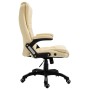 Bürostuhl aus cremefarbenem Kunstleder von vidaXL, Bürostühle - Ref: Foro24-20234, Preis: 209,34 €, Rabatt: %