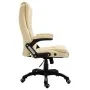 Silla de oficina de cuero sintético color crema by vidaXL, Office chairs - Ref: Foro24-20234, Price: 204,99 €, Discount: %