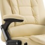 Silla de oficina de cuero sintético color crema by vidaXL, Office chairs - Ref: Foro24-20234, Price: 209,34 €, Discount: %