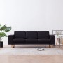 Black fabric 3-seater sofa by vidaXL, Sofas - Ref: Foro24-281390, Price: 450,76 €, Discount: %