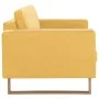 3-Sitzer-Stoffsofa in Gelb von vidaXL, Sofas - Ref: Foro24-281392, Preis: 428,45 €, Rabatt: %