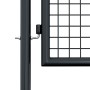 Puerta de jardín de malla de acero galvanizado, 100 x 150 cm