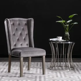 Silla de comedor de terciopelo gris de vidaXL, Sillas de comedor - Ref: Foro24-287951, Precio: 207,53 €, Descuento: %