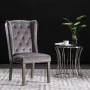 Silla de comedor de terciopelo gris de vidaXL, Sillas de comedor - Ref: Foro24-287951, Precio: 207,53 €, Descuento: %