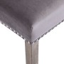 Esszimmerstuhl aus grauem Samt von vidaXL, Essstühle - Ref: Foro24-287951, Preis: 211,39 €, Rabatt: %