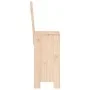 Taburetes altos de cocina 2 uds madera maciza pino 40x42x120 cm de vidaXL, Sillas de jardín - Ref: Foro24-825352, Precio: 118...