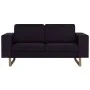 Zweiteiliges schwarzes Stoffsofa-Set von vidaXL, Sofas - Ref: Foro24-276863, Preis: 837,54 €, Rabatt: %