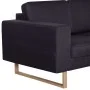 Zweiteiliges schwarzes Stoffsofa-Set von vidaXL, Sofas - Ref: Foro24-276863, Preis: 837,54 €, Rabatt: %