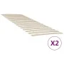 Slatted bases with 34 slats 2 units 70x200 cm by vidaXL, Beds and slatted bases - Ref: Foro24-3203719, Price: 61,98 €, Discou...