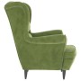 Hellgrüner Samtsessel von vidaXL, Sessel - Ref: Foro24-324062, Preis: 218,09 €, Rabatt: %