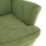 Sillón de terciopelo verde claro de vidaXL, Sillones - Ref: Foro24-324062, Precio: 212,03 €, Descuento: %