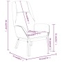 Entspannungssessel aus dunkelgrauem Stoff von vidaXL, Sessel - Ref: Foro24-341384, Preis: 132,12 €, Rabatt: %
