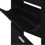 Mueble zapatero madera contrachapada negro 59x17x169 cm by vidaXL, Shoe racks and shoe organizers - Ref: Foro24-342512, Price...