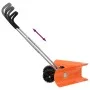Double angle snow shovel with extendable handle, steel, orange by vidaXL, snow shovels - Ref: Foro24-364820, Price: 73,40 €, ...