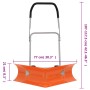 Pala quitanieves de doble ángulo mango extensible acero naranja de vidaXL, Palas para nieve - Ref: Foro24-364820, Precio: 91,...