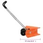 Double angle snow shovel with extendable handle, steel, orange by vidaXL, snow shovels - Ref: Foro24-364820, Price: 73,40 €, ...