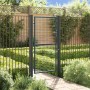 Puerta de jardín de malla de acero galvanizado, 100 x 175 cm