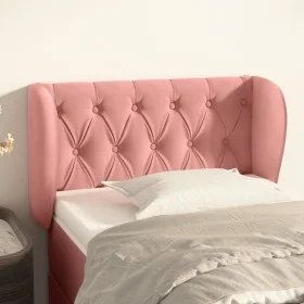 Rosa Samtkopfteil 83x23x78/88 cm von vidaXL, Kopf- und Fußteile - Ref: Foro24-3117515, Preis: 57,31 €, Rabatt: %