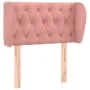 Cabecero de terciopelo rosa 83x23x78/88 cm de vidaXL, Cabeceros y pies de cama - Ref: Foro24-3117515, Precio: 57,72 €, Descue...