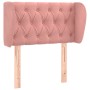 Rosa Samtkopfteil 83x23x78/88 cm von vidaXL, Kopf- und Fußteile - Ref: Foro24-3117515, Preis: 61,02 €, Rabatt: %