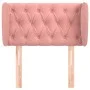 Cabecero de terciopelo rosa 83x23x78/88 cm de vidaXL, Cabeceros y pies de cama - Ref: Foro24-3117515, Precio: 57,72 €, Descue...