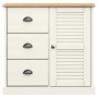 Aparador con cajones VIGO madera maciza pino blanco 78x40x75 cm