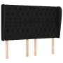 Headboard with black fabric ears 147x23x118/128 cm by vidaXL, Headboards and footboards - Ref: Foro24-3118292, Price: 128,44 ...