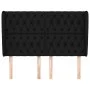 Headboard with black fabric ears 147x23x118/128 cm by vidaXL, Headboards and footboards - Ref: Foro24-3118292, Price: 128,44 ...