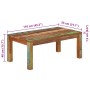 Mesa de centro Madera maciza recuperada 110x55x40 cm
