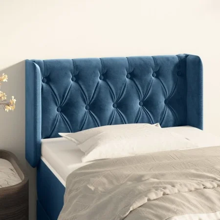 Dunkelblaues Samtkopfteil 83x16x78/88 cm von vidaXL, Kopf- und Fußteile - Ref: Foro24-3119138, Preis: 54,15 €, Rabatt: %