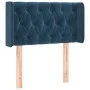 Dunkelblaues Samtkopfteil 83x16x78/88 cm von vidaXL, Kopf- und Fußteile - Ref: Foro24-3119138, Preis: 54,15 €, Rabatt: %