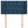 Cabecero de terciopelo azul oscuro 83x16x78/88 cm de vidaXL, Cabeceros y pies de cama - Ref: Foro24-3119138, Precio: 55,01 €,...