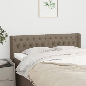 Taupe gray fabric headboard 147x16x78/88 cm by vidaXL, Headboards and footboards - Ref: Foro24-3119106, Price: 87,86 €, Disco...