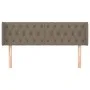 Kopfteil aus taupegrauem Stoff, 147 x 16 x 78/88 cm von vidaXL, Kopf- und Fußteile - Ref: Foro24-3119106, Preis: 86,85 €, Rab...