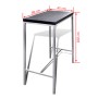 Hohe Tisch- und Küchenbarhocker von vidaXL, Möbelsets für Küchen und Esszimmer - Ref: Foro24-241495, Preis: 110,62 €, Rabatt: %