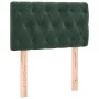 Dark green velvet LED headboard 80x7x78/88 cm by vidaXL, Headboards and footboards - Ref: Foro24-3121981, Price: 54,62 €, Dis...