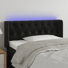 Black velvet headboard with LED 103x16x78/88 cm by vidaXL, Headboards and footboards - Ref: Foro24-3123616, Price: 66,15 €, D...