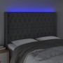 Dark gray fabric headboard with LED 147x16x118/128 cm by vidaXL, Headboards and footboards - Ref: Foro24-3124383, Price: 141,...